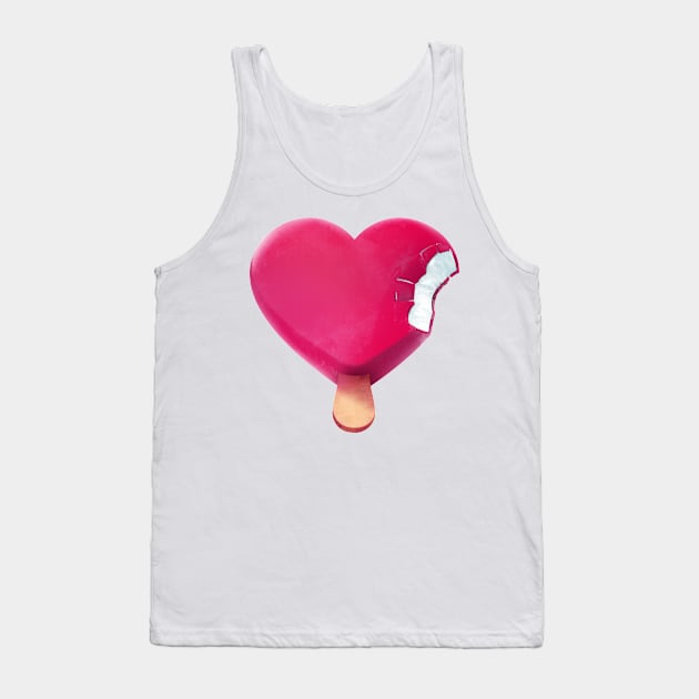 Ice Cream Love Tank Top by Ed Labetski Art